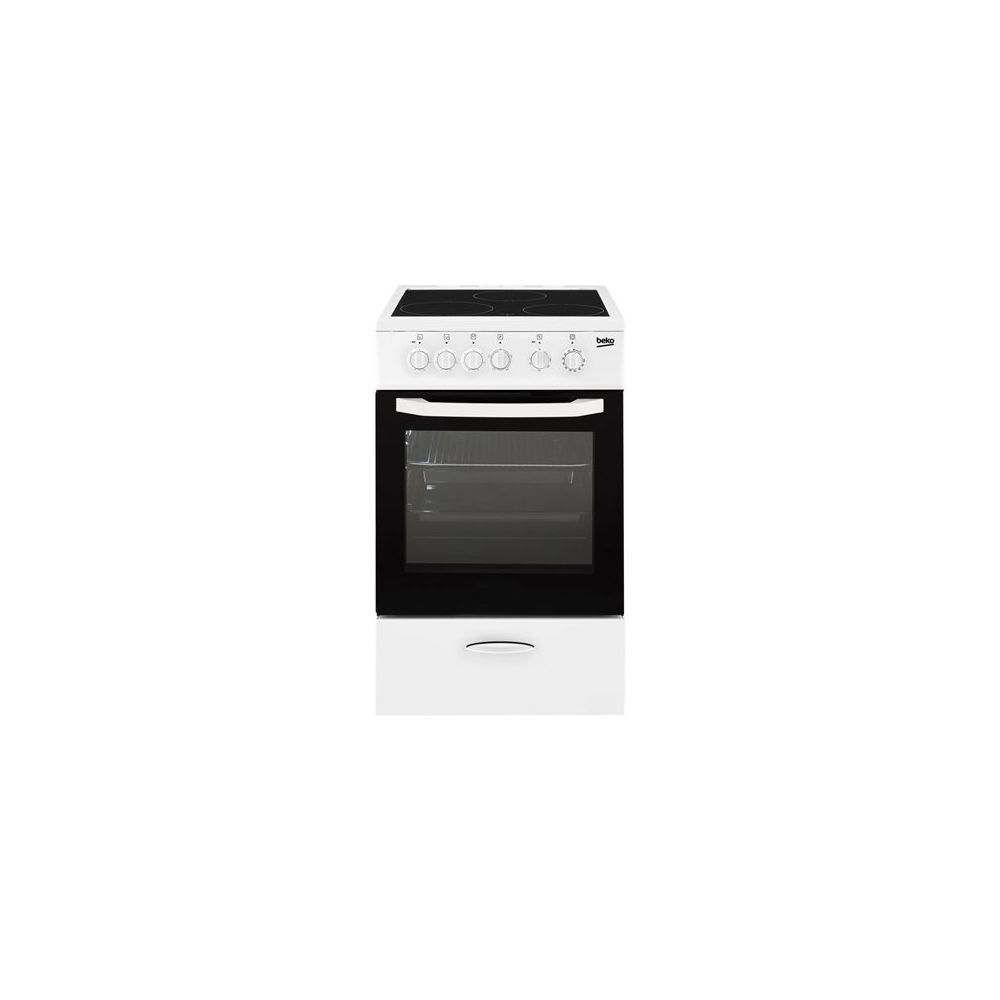 Combiné four et plaques vitro-céramiques BEKO CSS48100GW Blanc