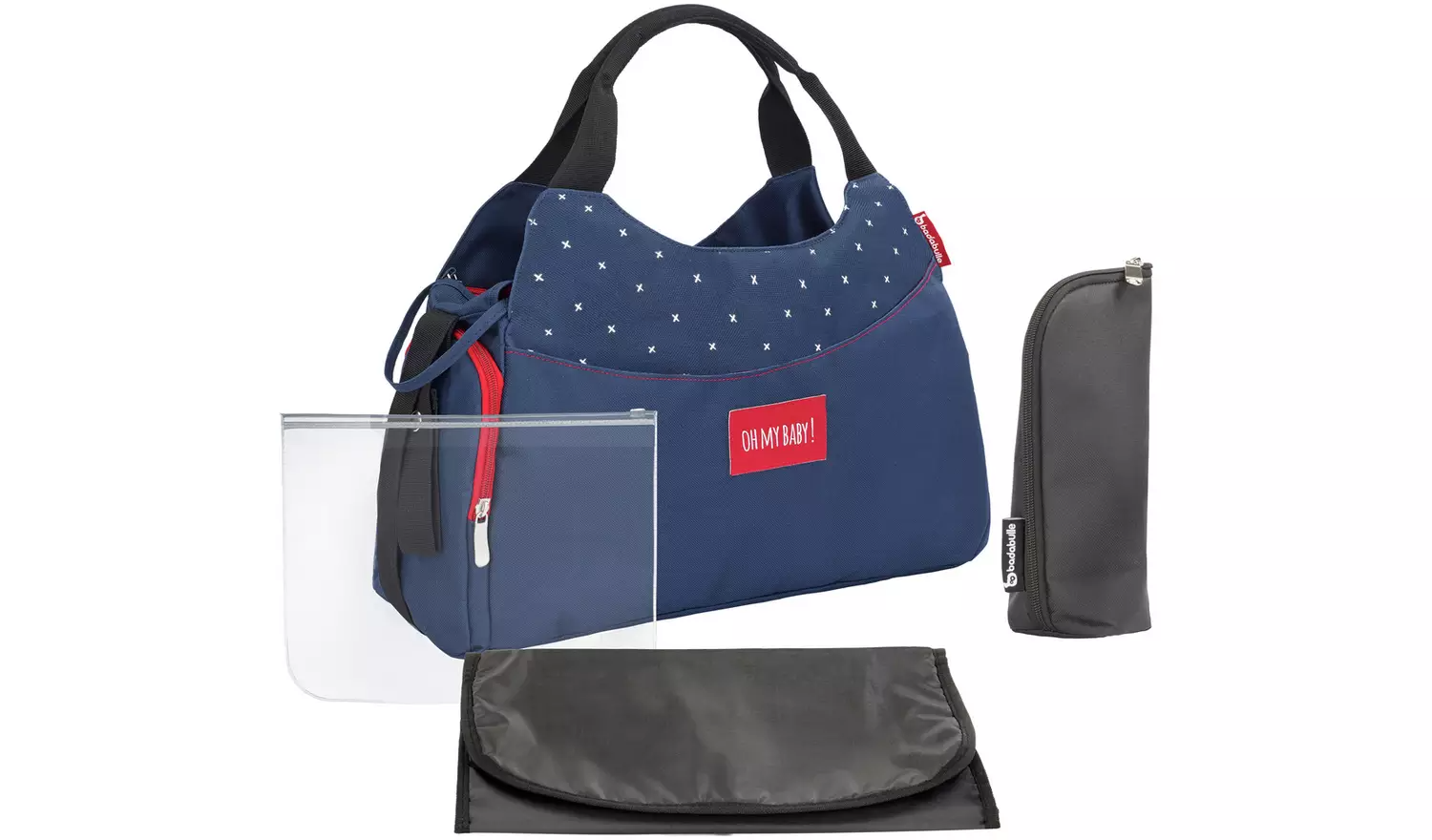 Badabulle Multipocket Changing Bag – Dark Blue