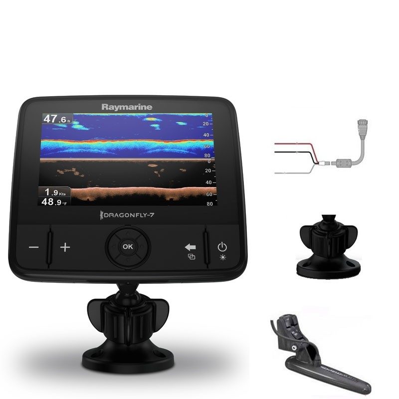 Sondeur GPS Raymarine DragonFly 7PRO + Sonde CHIRP DVS