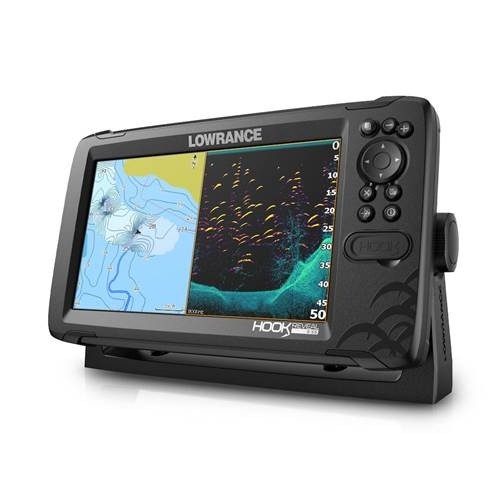 Sondeur GPS Lowrance Hook Reveal 9 CHIRP Tripleshot + Sonde 83/200/455/800 KHz