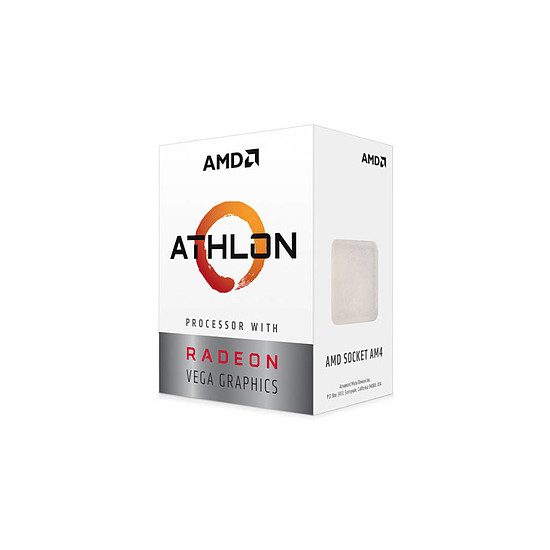 .AMD Athlon 200GE (3.2 GHz) 2 coeurs, 3,20 GHz, Raven Ridge