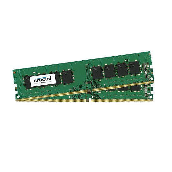 Crucial 2 Go (2 x 1 Go) DDR2 800 MHz CL6 RAM PC, DDR2, 2 Go, 800 MHz – PC6400, 6, 1,80 Volts, CT2KIT12864AA800