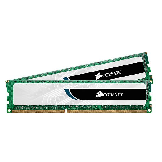 Corsair ValueSelect DDR3 2 x 4 Go 1333 MHz CAS 9 RAM PC, DDR3, 8 Go, 1333 MHz – PC10600, 9-9-9-24, 1,50 Volts, CMV8GX3M2A1333C9