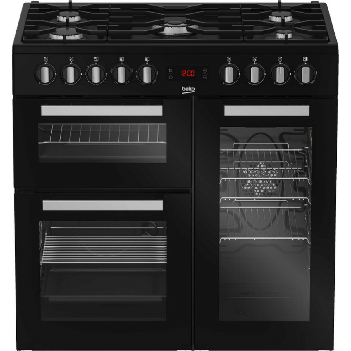 Piano de cuisson 170l 5 feux noir – ps235315db – BEKO