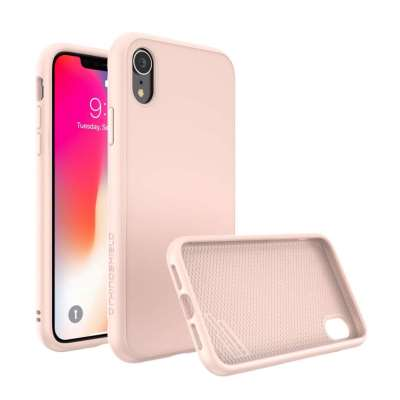 Coque Rhinoshield SolidSuit Classic Rose Poudré pour iPhone X