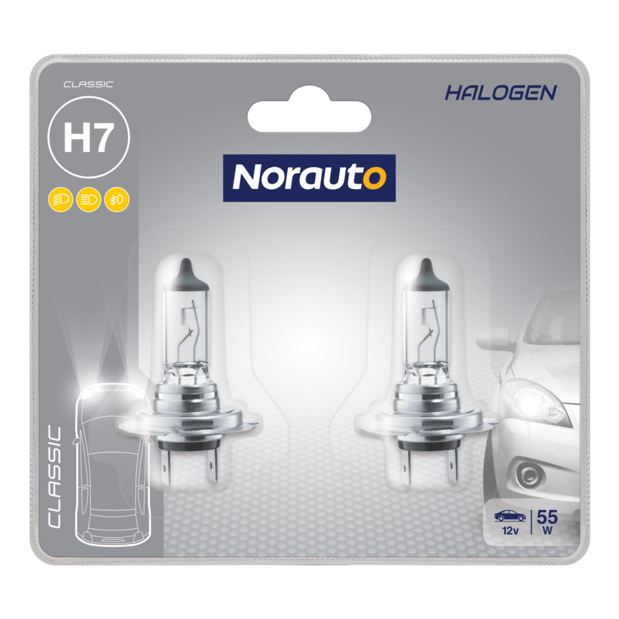 2 Ampoules H7 NORAUTO Classic