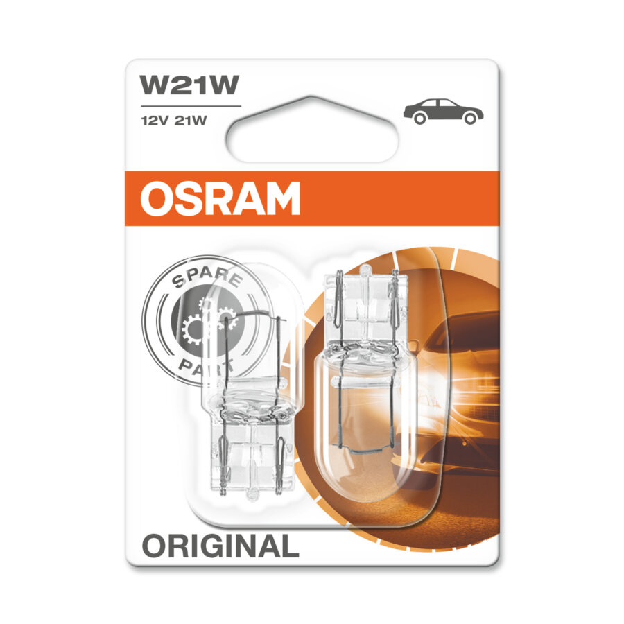 2 Ampoules OSRAM W21W Original 12V