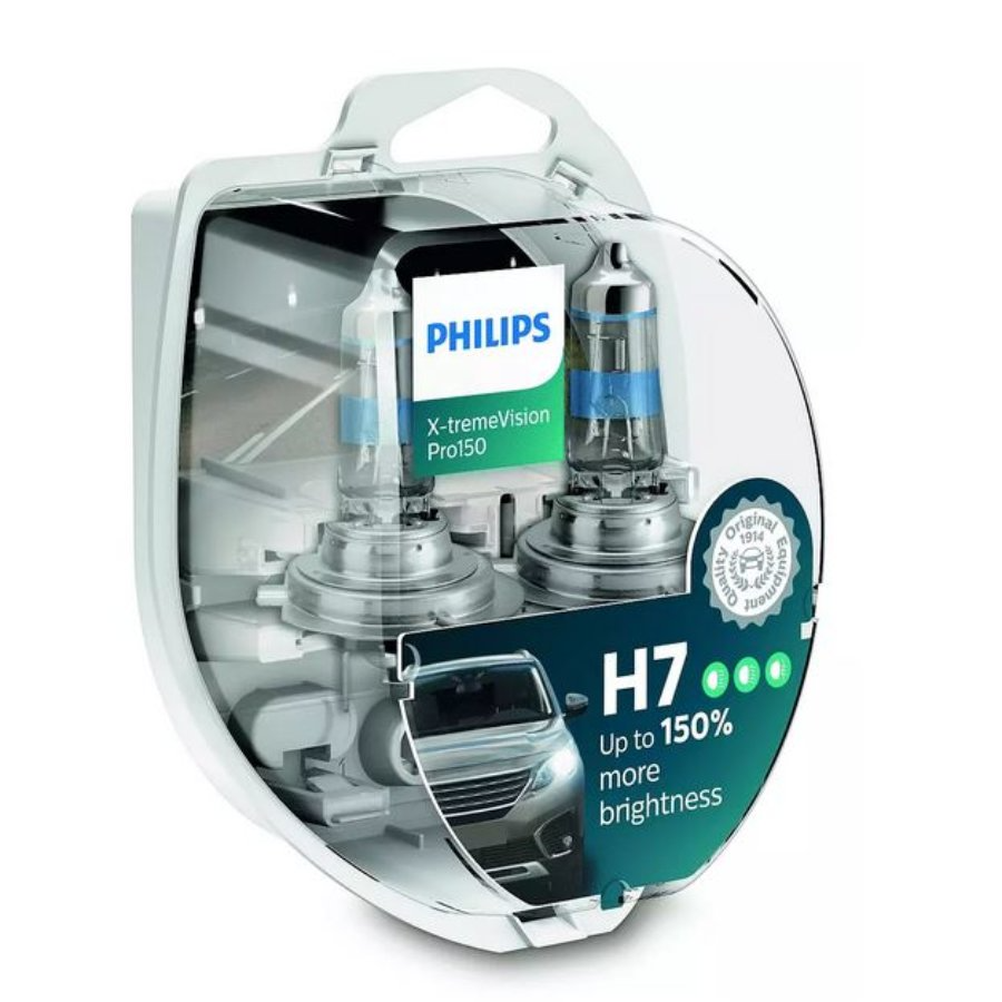 2 Ampoules PHILIPS H7 X-TREME VISION PRO150 12V 55W