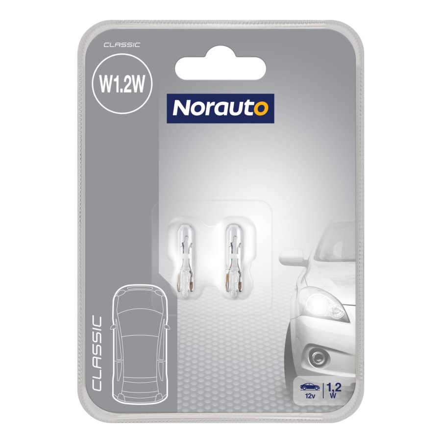 2 Ampoules W1,2W NORAUTO Classic