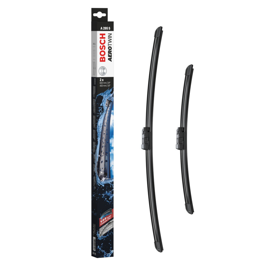 2 balais d’essuie-glace BOSCH Aerotwin A295S