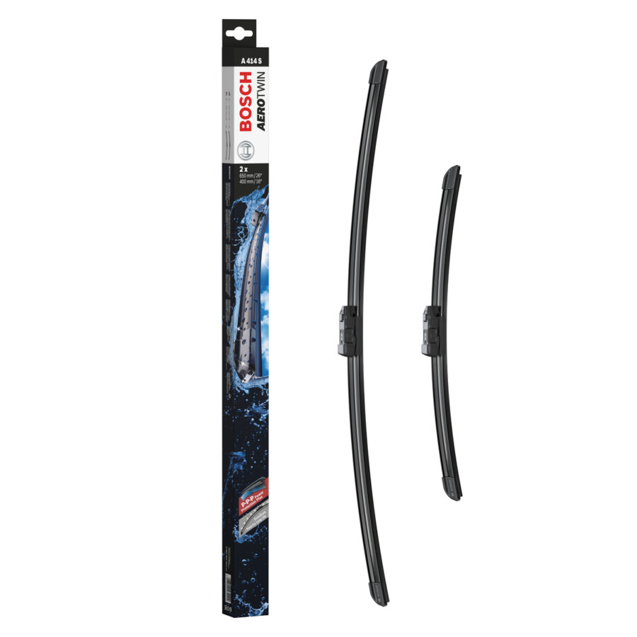 2 balais d’essuie-glace BOSCH Aerotwin A414S