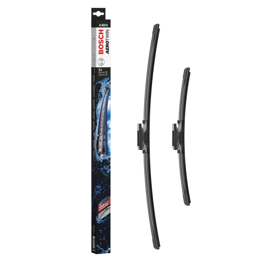 2 balais d’essuie-glace BOSCH Aerotwin A422S