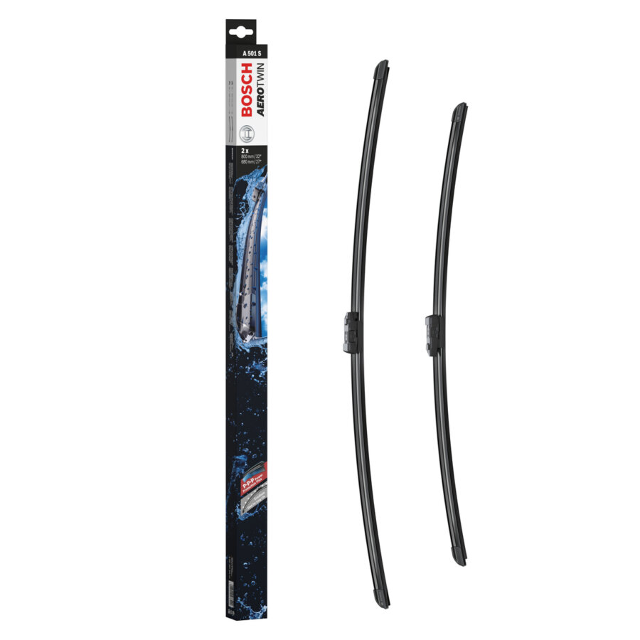 2 balais d’essuie-glace BOSCH Aerotwin A501S