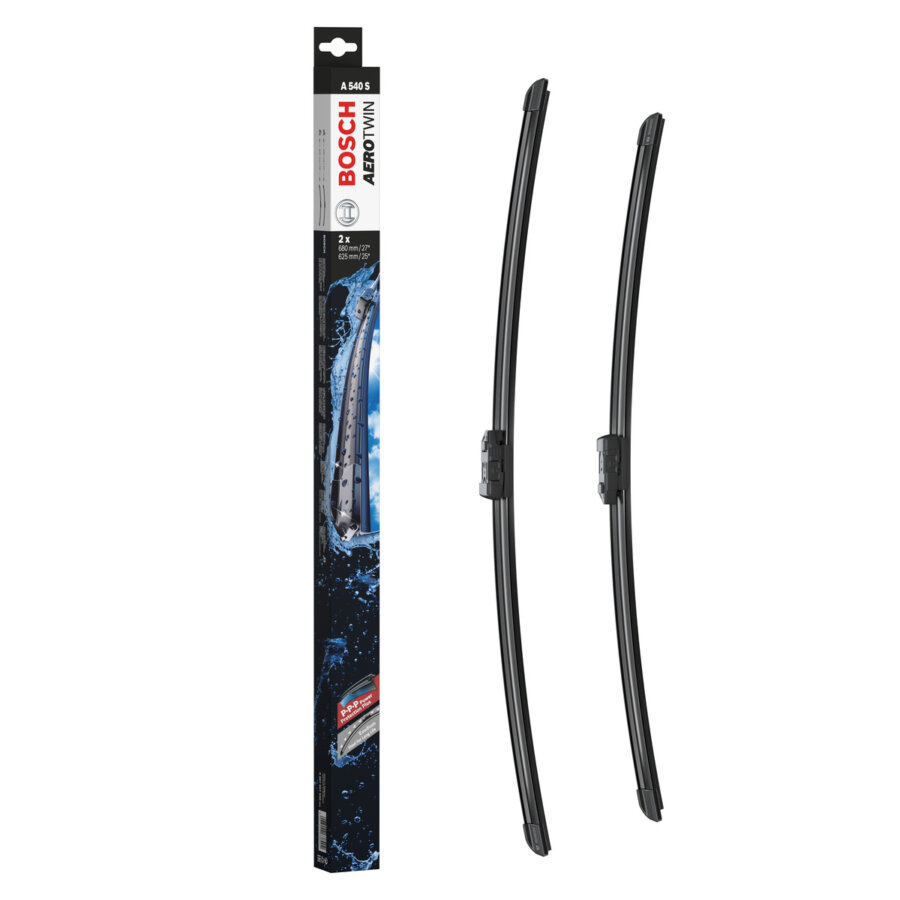 2 balais d’essuie-glace BOSCH Aerotwin A540S