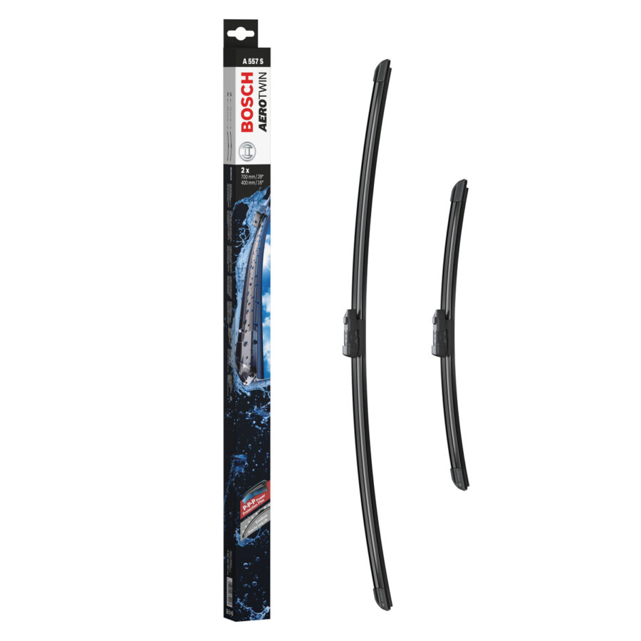 2 balais d’essuie-glace BOSCH Aerotwin A557S