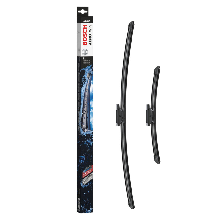 2 balais d’essuie-glace BOSCH Aerotwin A868S