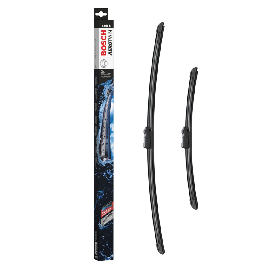 2 balais d’essuie-glace BOSCH Aerotwin A945S