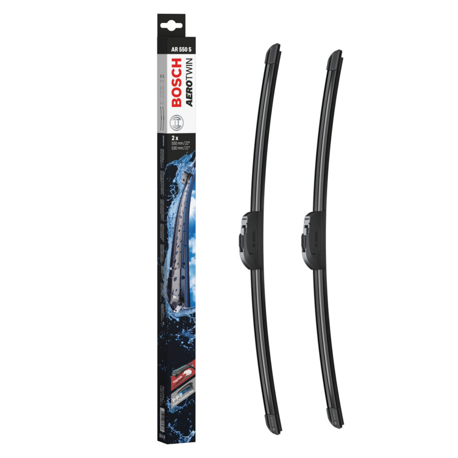 2 balais d’essuie-glace BOSCH Aerotwin Retrofit AR550S