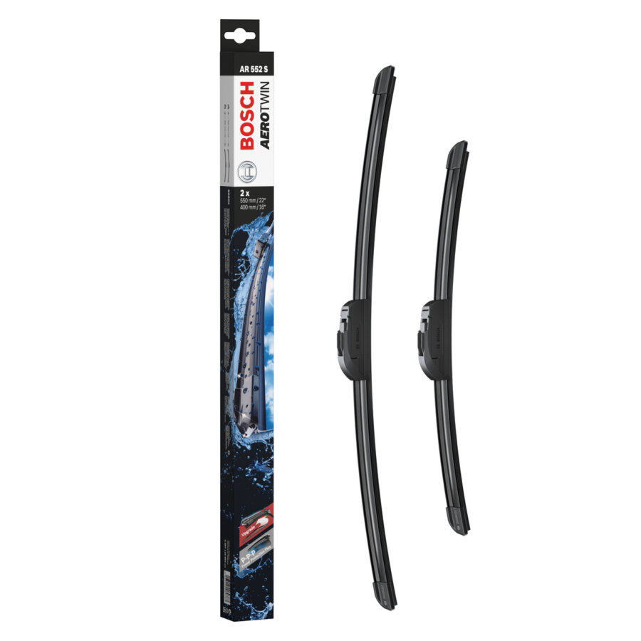 2 balais d’essuie-glace BOSCH Aerotwin Retrofit AR552S
