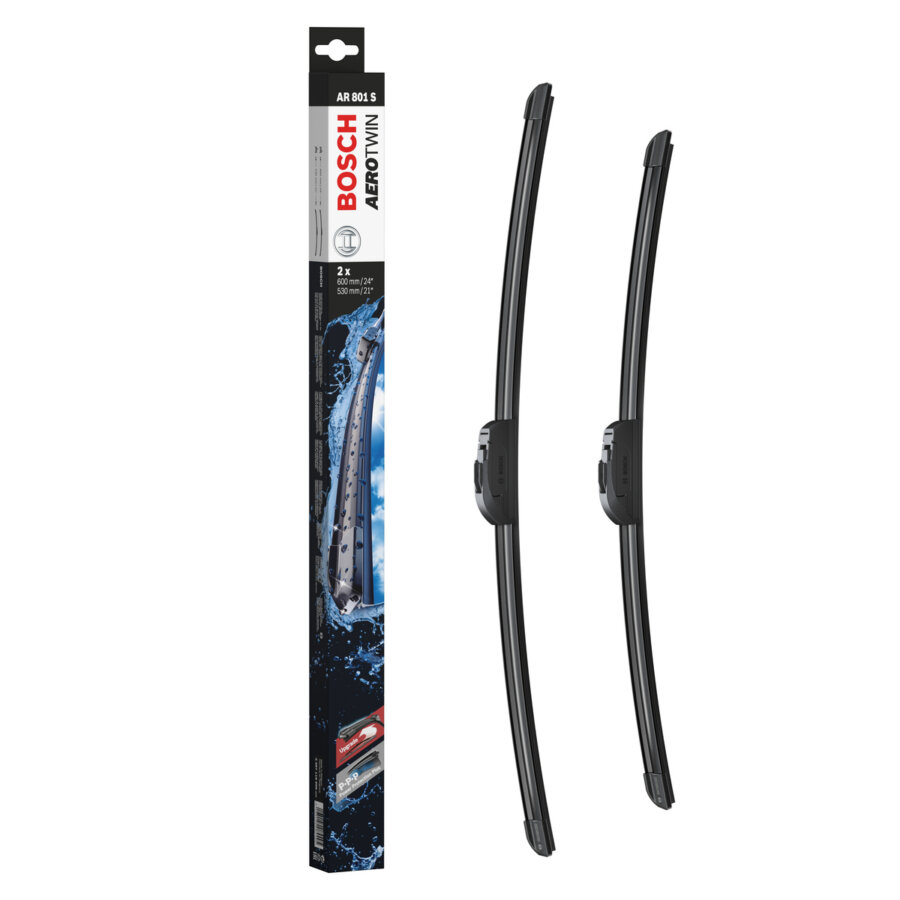 2 balais d’essuie-glace BOSCH Aerotwin Retrofit AR801S