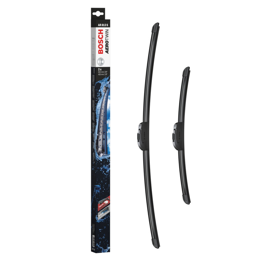 2 balais d’essuie-glace BOSCH Aerotwin Retrofit AR813S