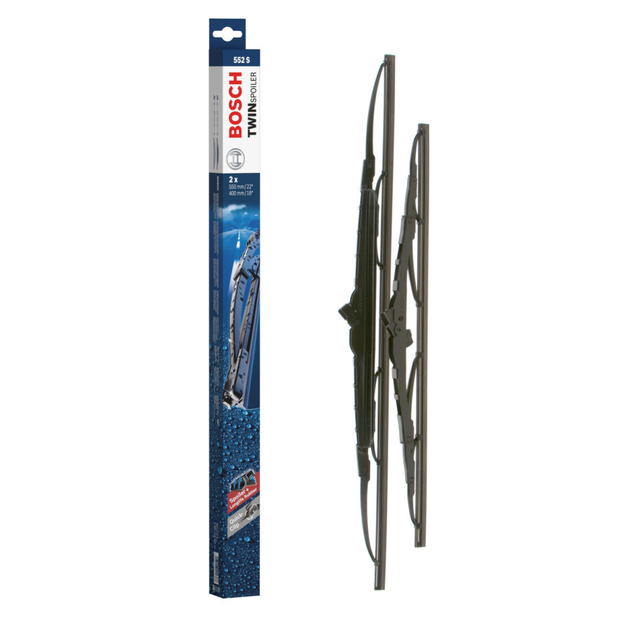 2 balais d’essuie-glace BOSCH Twin avec spoiler 552S