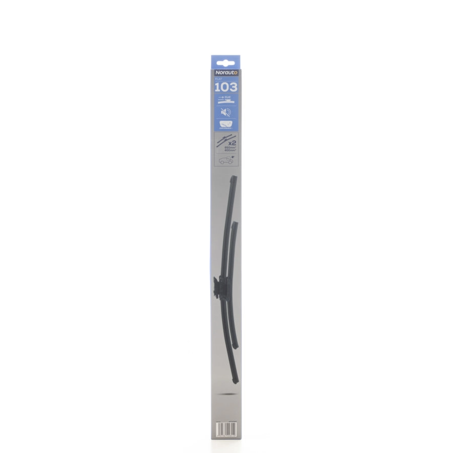 2 balais d’essuie-glace NORAUTO Performance 103 650mm/400mm