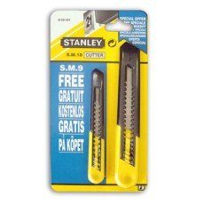 2 cutters 18 mm et 9 mm STANLEY