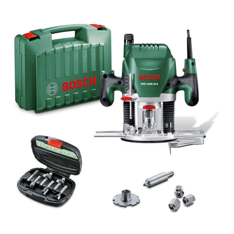 Défonceuse electrique BOSCH Pof 1400 ace, 1400 W