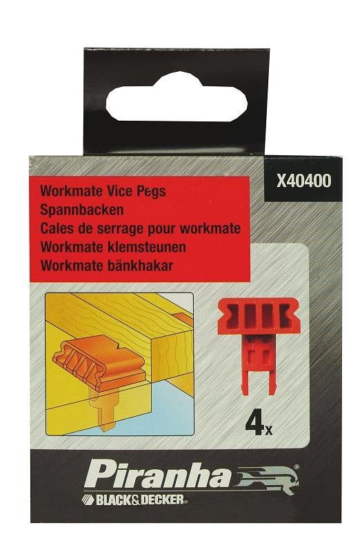 Lot de 4 cales de serrage pour établi-étau BLACK + DECKER