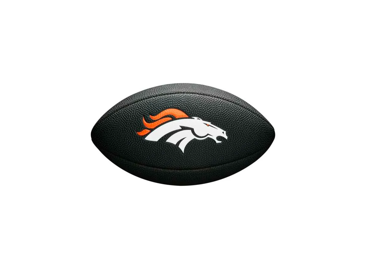 Mini Ballon de Football Américain Wilson des Denver Broncos