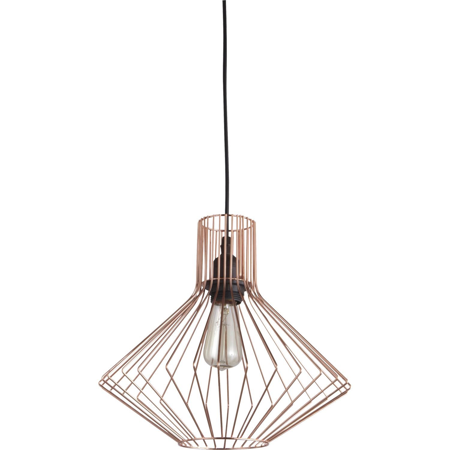 Suspension, e27 design Dalma métal cuivre 1 x 60 W BRILLIANT