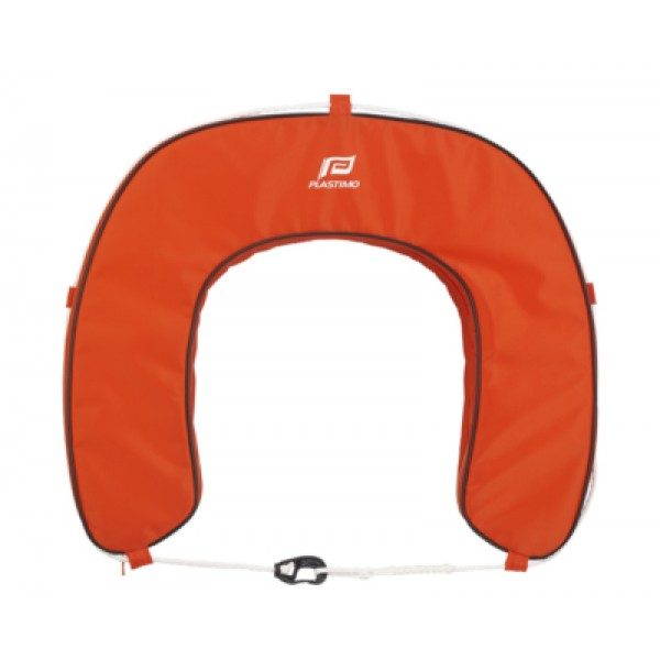 Bouée Plastimo fer à cheval déhoussable Orange