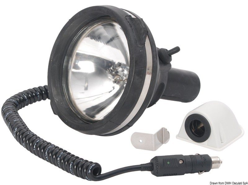 Projecteur Osculati Utility Rubber Spot entièrement incassable et étanche