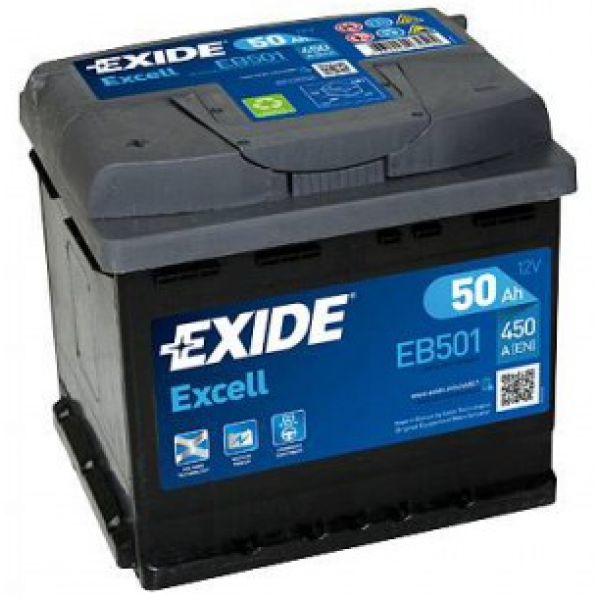 Batterie Exide Excell 50 Ah – EB501