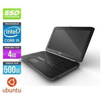 PC Portable Dell Latitude E5520 – 15,6” – Gris – Intel Core i5-2520M / 2.50 GHz – RAM 4 Go – SSD 500 Go – DVDRW – Webcam – Gigabit Ethernet – Wifi – Ubuntu – Linux
