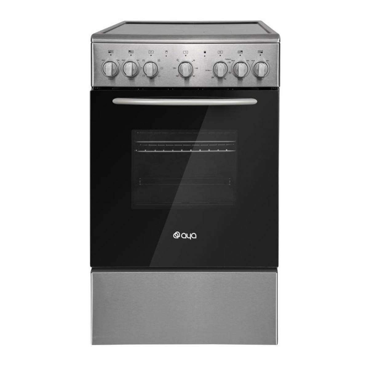 Cuisinière vitrocéramique AYA ACV5063IX 4 foyers Inox