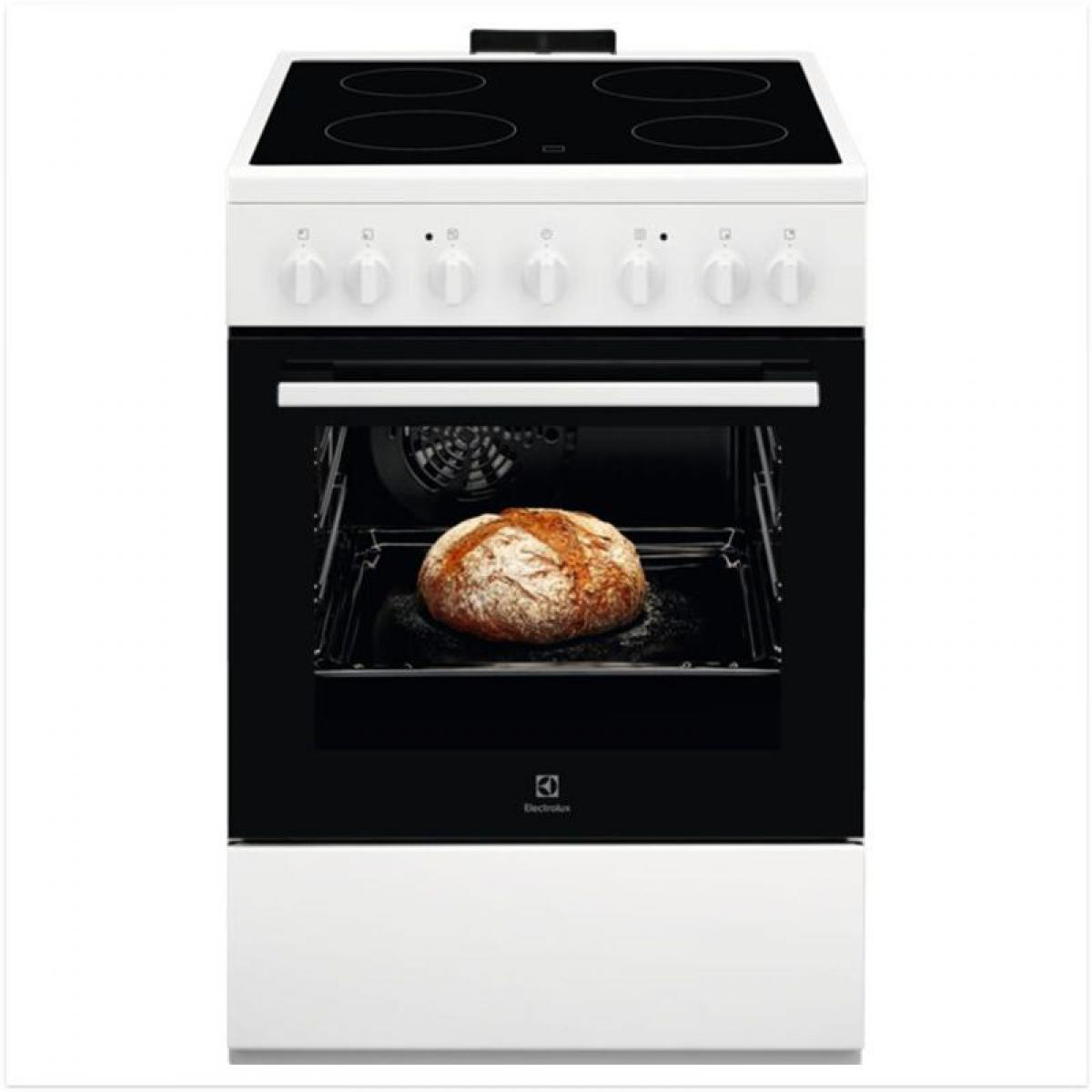 Cuisinière vitrocéramique ELECTROLUX EKR624055W 4 foyers