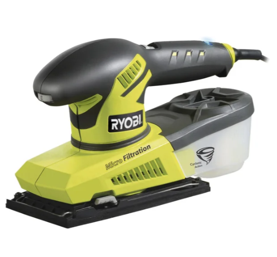 Ponceuse vibrante filaire RYOBI Rss280s, 280 W