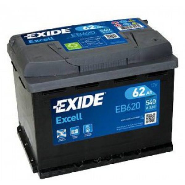 Batterie Exide Excell 62 Ah – EB620