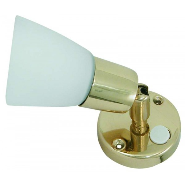 Applique Euromarine orientable laiton poli – 10W