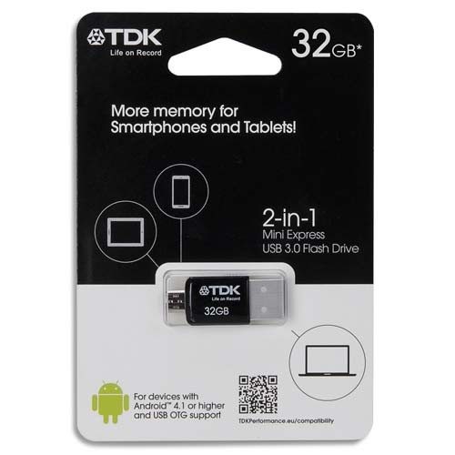 TDK MINI EX USB3 2EN1 ANDR 32GO T79267+R