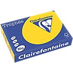Ramette de papier de 500 feuilles – Clairefontaine – Trophée – A4 80g/m² bouton d’or