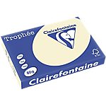 Clairefontaine – 500 feuilles papier couleur Trophée A3 80g Ivoire