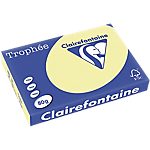 Ramette de papier de 500 feuilles – Clairefontaine – Trophée – A3 80g/m² canari