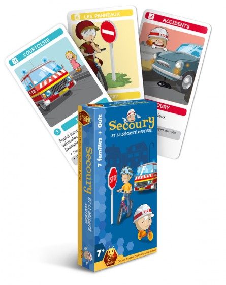 JEU DE 7 FAMILLES – SECOURY LA SÉCURITÉ ROUTIÈRE