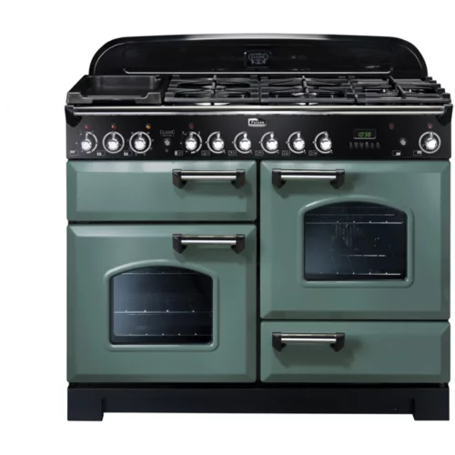 Piano de cuisson mixte Falcon CLASSIC DELUXE 110 VERT MINERAL MAT