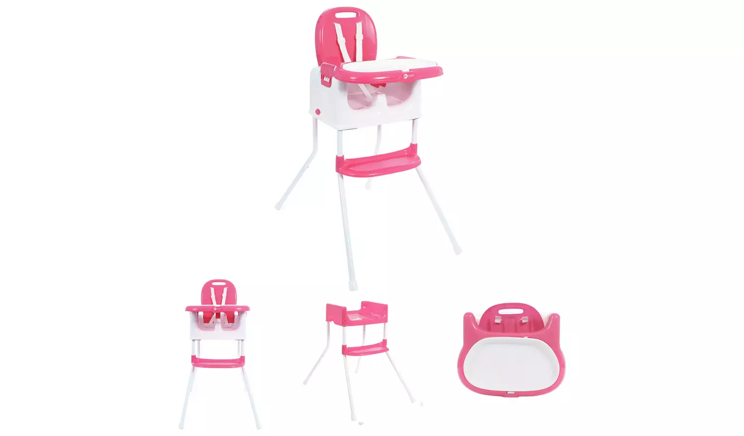 MyChild Graze 3 In 1 Multi Highchair – Pink