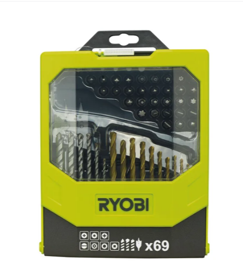 Coffret de 69 accessoires RYOBI Rak69mix
