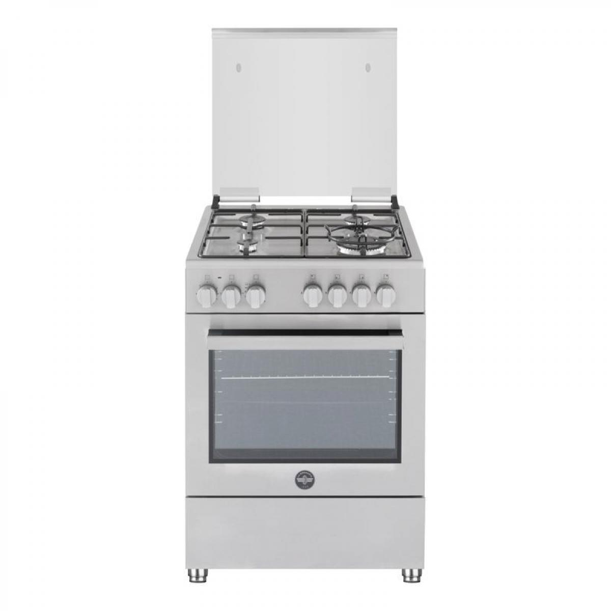 Cuisinière gaz GERMANIA BA6GX 4 foyers Inox